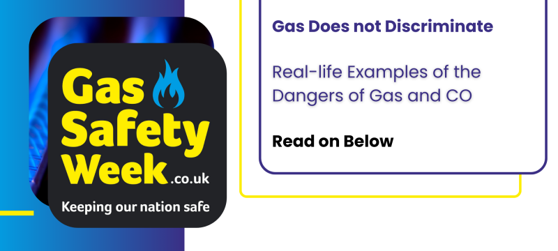 Gas Does Not Discriminate Gas Safety Week Cover