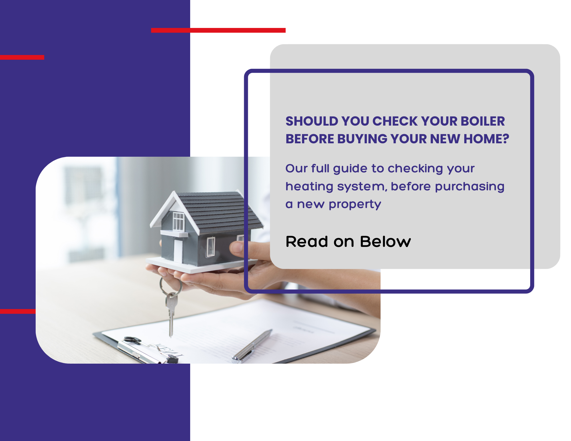 Should you check your boiler before you buy your new home cover