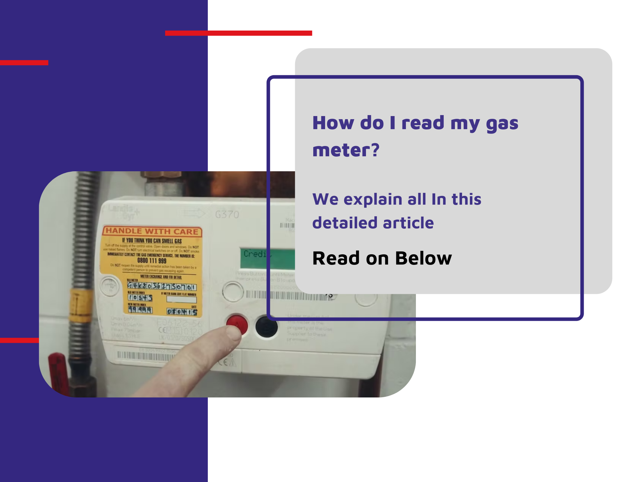 how to get a boiler reading